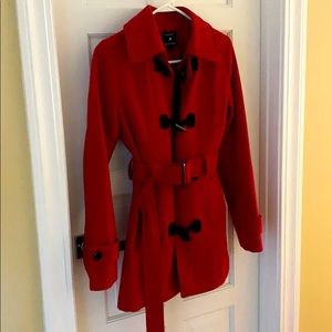 Red Pea Coat